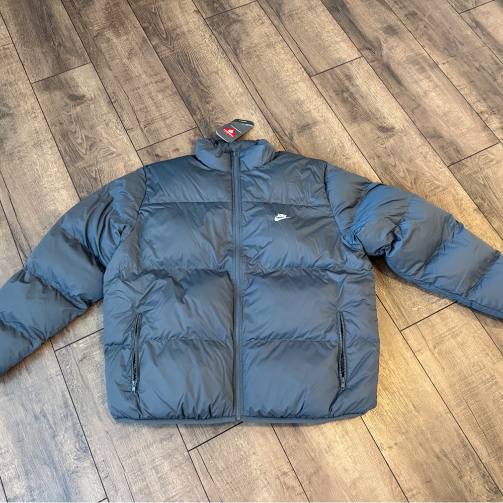 Grey Nike Puffer Jacket